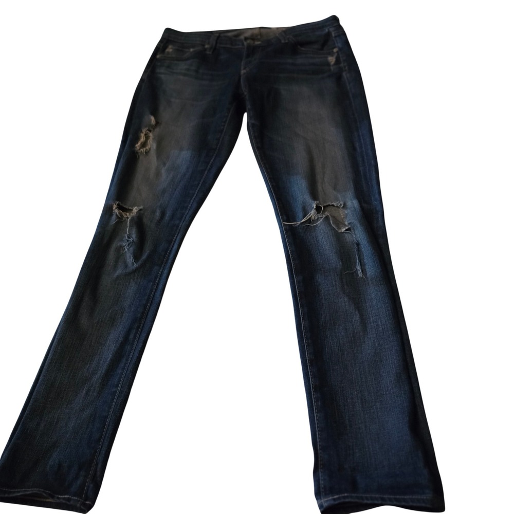 AG Adriano Goldschmied The Legging Ankle Distressed Skinny Jeans 28R REV1389